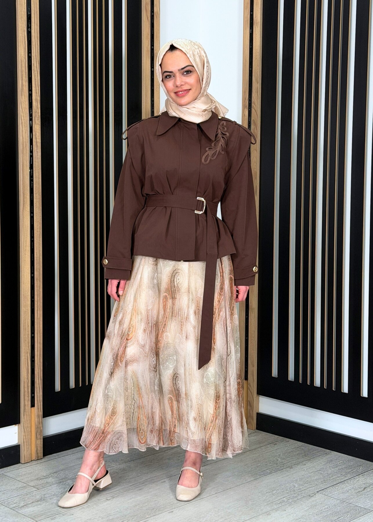 VeNöve Cerny Etek Şal Desen - 3