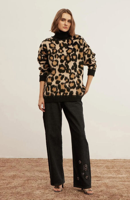 Venöve Cove Jean SİYAH - 1