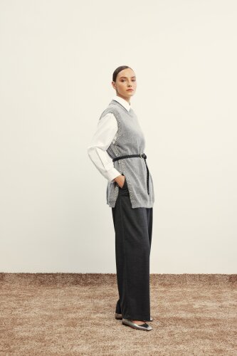 VeNöve Dove Yelek GRİ