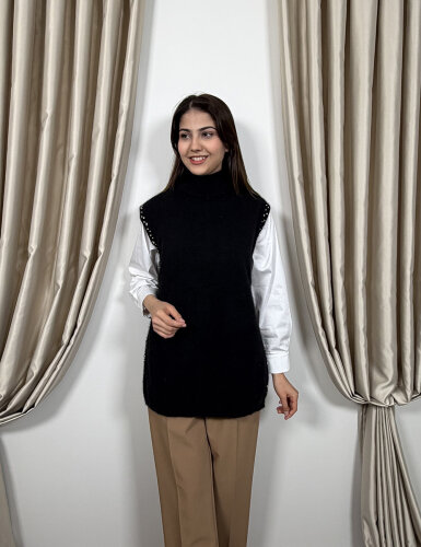 VeNöve Dove Yelek SİYAH