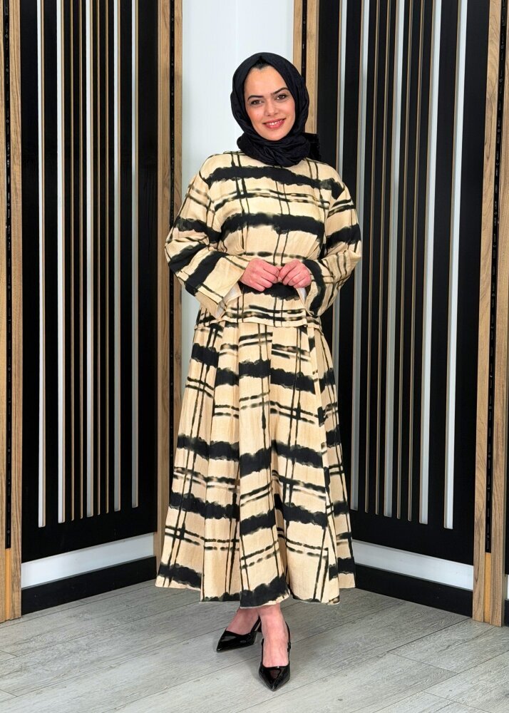 VeNöve Elva Etek Siyah Çizgili - 2