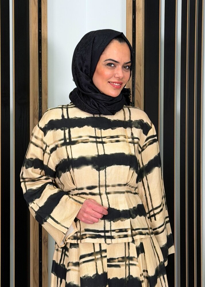 VeNöve Elva Tunik Siyah Çizgili - 2