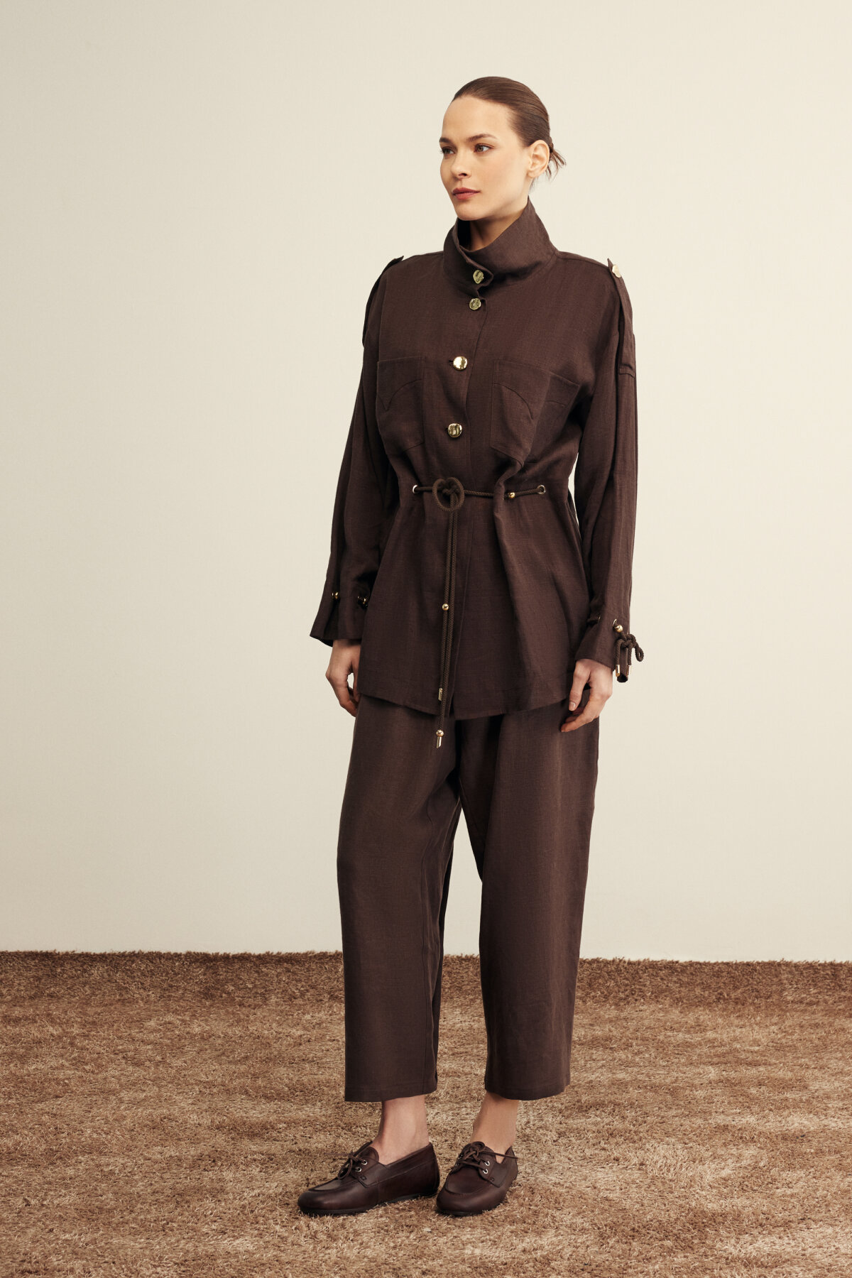 VeNöve Elvi Ceket KAHVE - 1