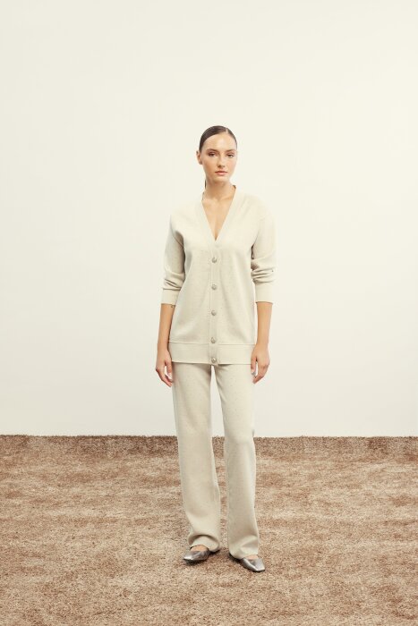 VeNöve Juni Hırka EKRU - 1