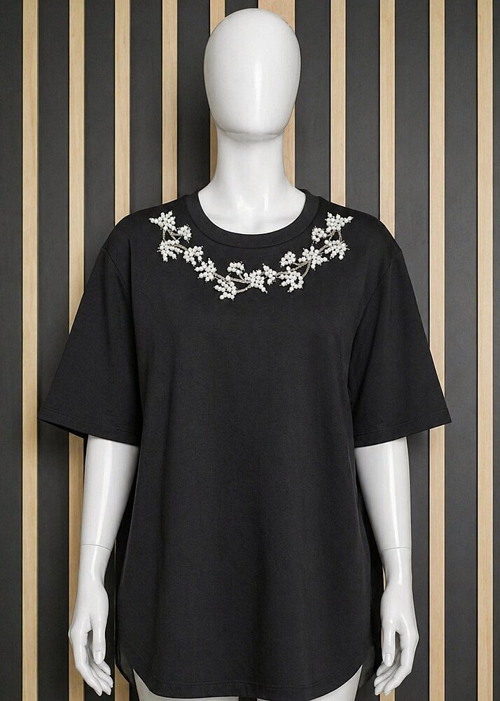 Exquise Lexaa Ö.T-Shirt SİYAH