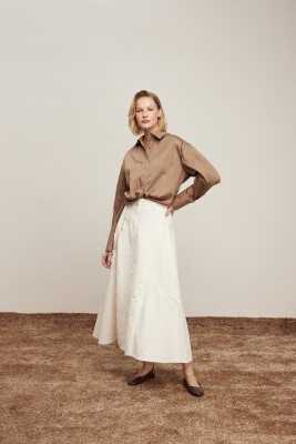 VeNöve Lois Gömlek KAHVERENGİ - 1