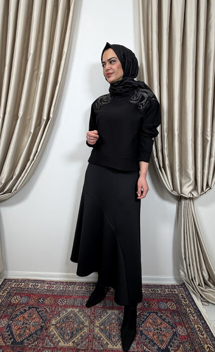 VeNöve Lulu Sweat SİYAH - 4