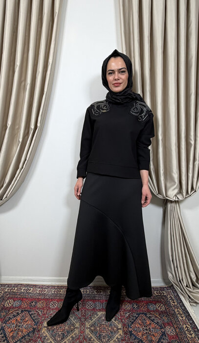 VeNöve Lulu Sweat SİYAH - 5