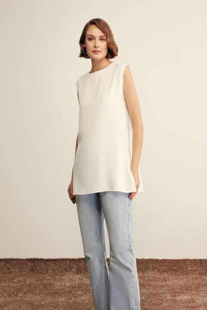 VeNöve Mayla Bluz BEYAZ