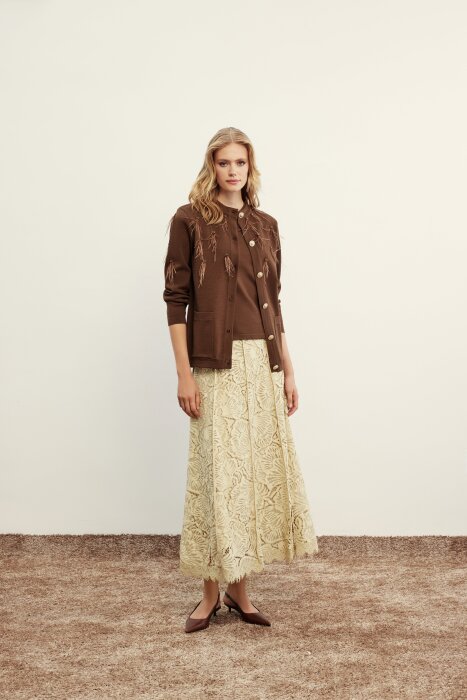 VeNöve Misa Hırka KAHVERENGİ - 1