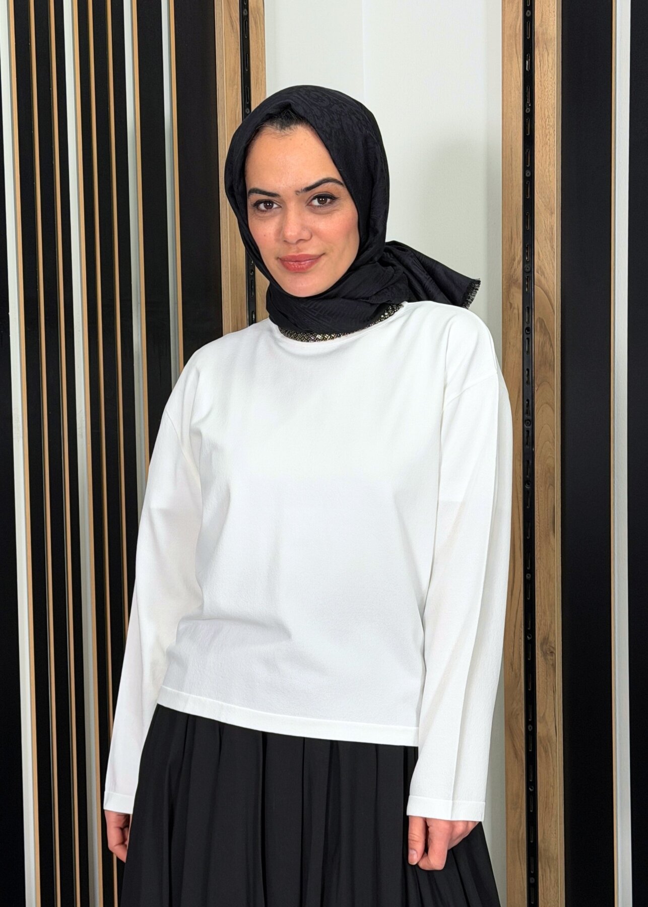 VeNöve Myles Bluz BEYAZ - 1