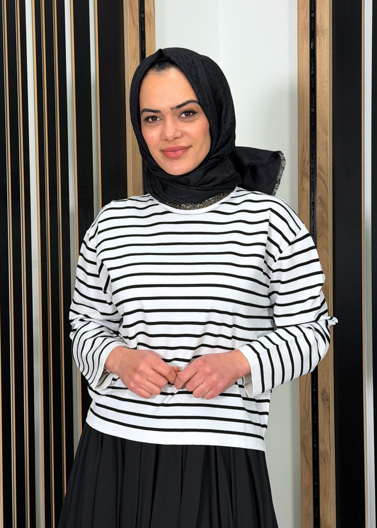 VeNöve Myles Bluz Çizgili - 1