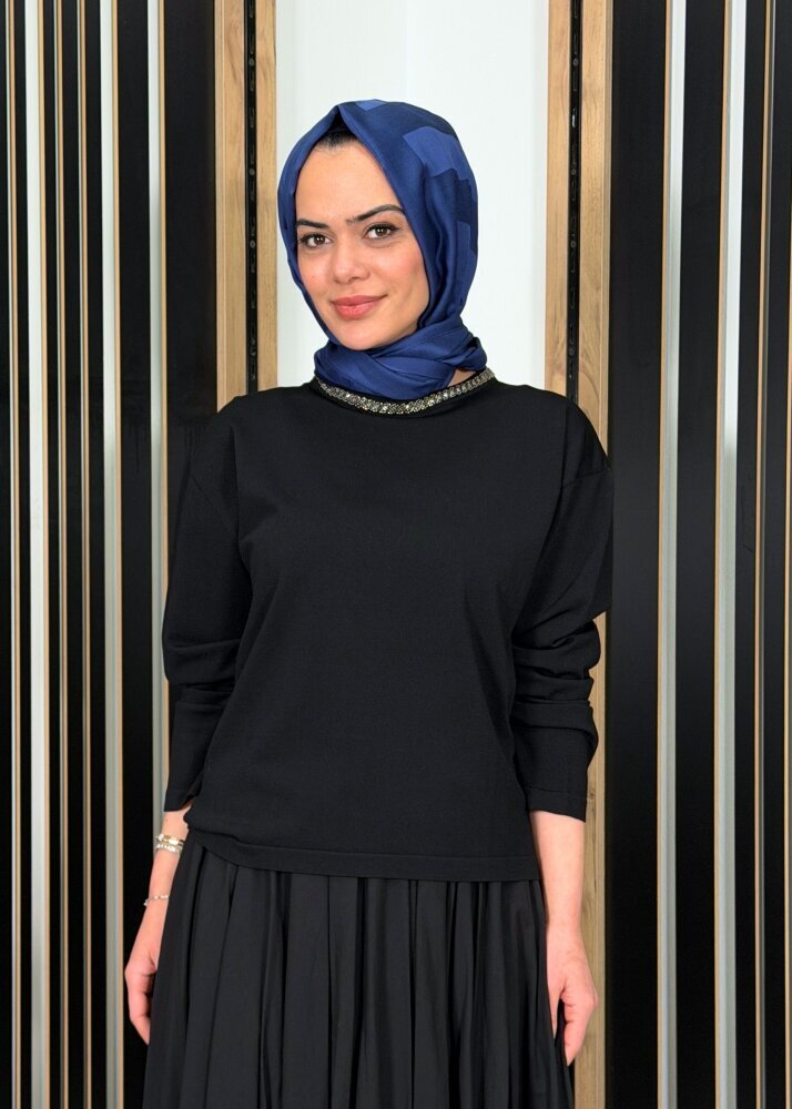 VeNöve Myles Bluz SİYAH - 2