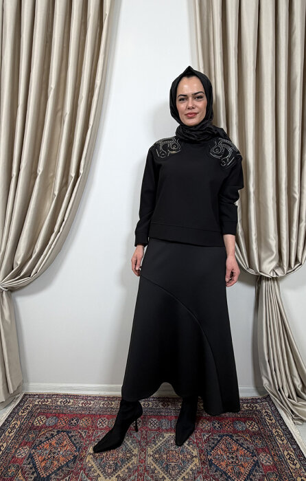 VeNöve Petri Etek SİYAH - 4