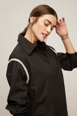 VeNöve Sarah Gömlek SİYAH - 2