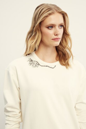 VeNöve Sune Bluz BEYAZ