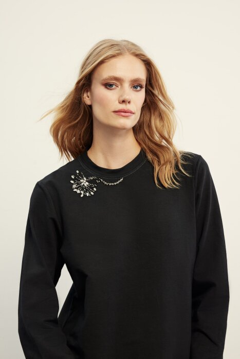 VeNöve Sune Bluz SİYAH - 1