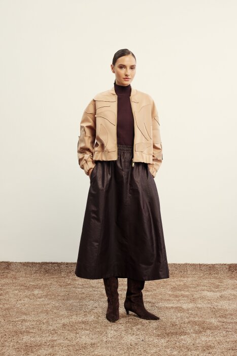 Venöve Uma Etek KAHVERENGİ - 1