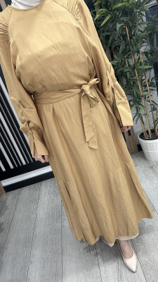 Venöve Wroll Elbise BEJ - 3