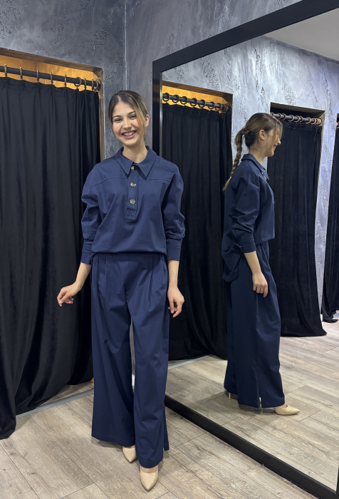 Vuu Koton Gabardin Pantolon LACİVERT - 4