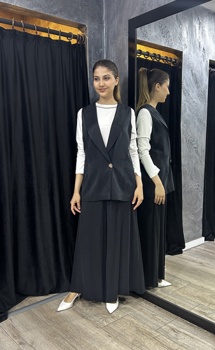 Vuu Kupra Yelek (B53) SİYAH - 1