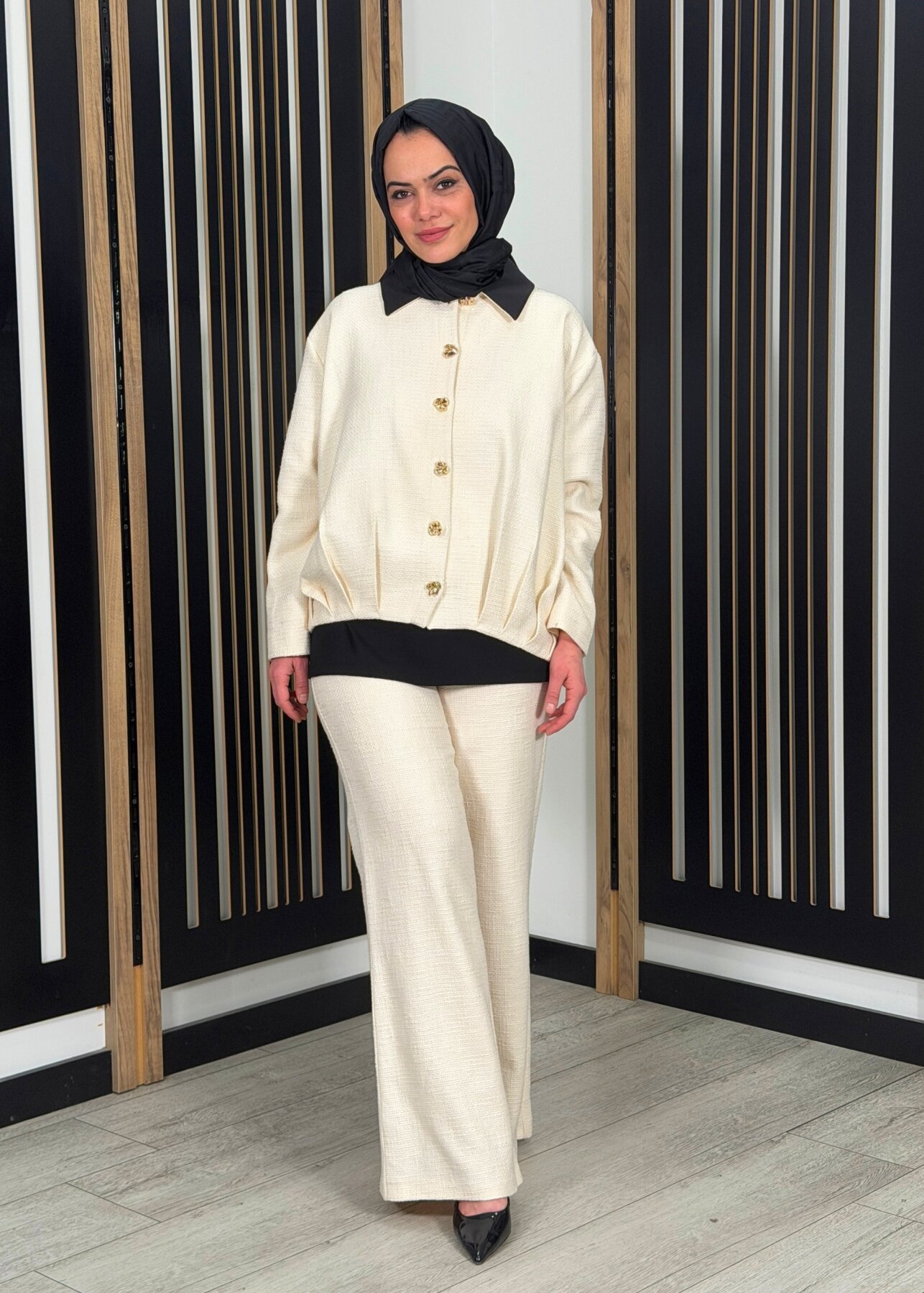 Vuu Tüvit Pantolon EKRU - 1