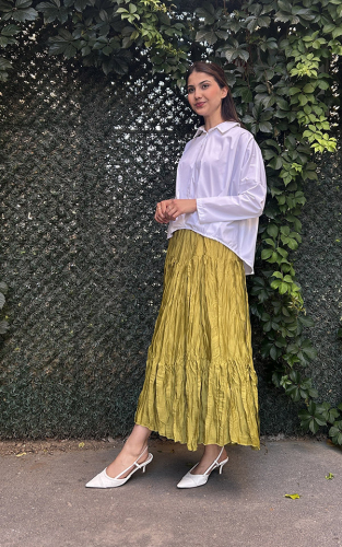 YaQa Cindrella Etek olive - 3