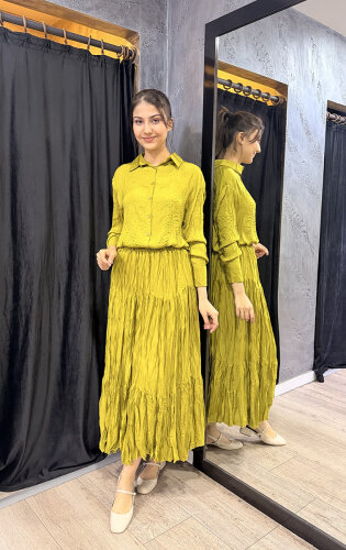 YaQa Cindrella Gömlek olive - 2