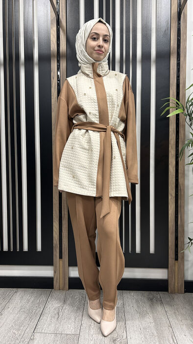 YaQa Livorno Pantolon CAMEL - 2