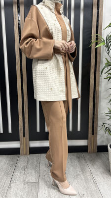 YaQa Livorno Pantolon CAMEL - 3