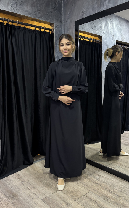 YaQa Meis Elbise SİYAH - 1