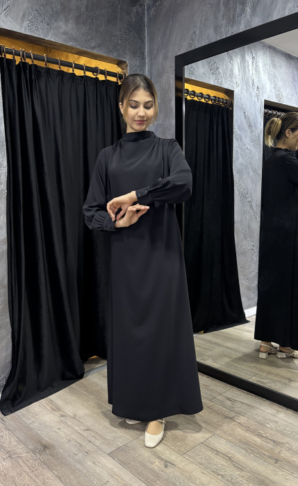 YaQa Meis Elbise SİYAH - 6