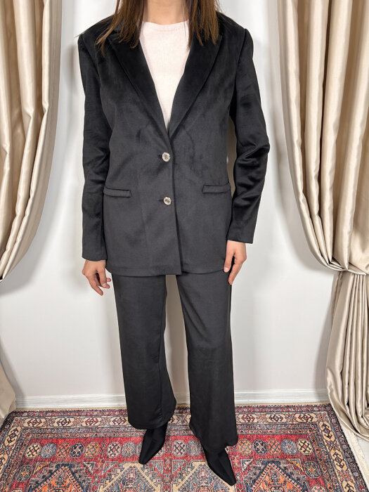 YaQa Rennes Kadife Takım SİYAH - 5