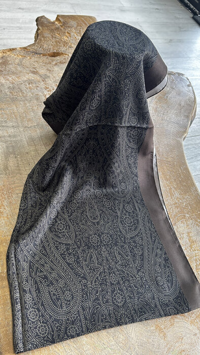 YaQa Retro Premium Şal KAHVE - 1