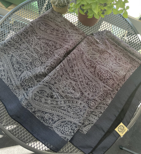 YaQa Retro Premium Şal Siyah/Tarçın Siyah/Tarçın