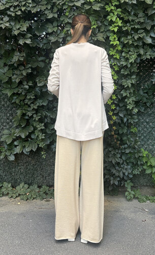 Yeşim Özcan Triko Pantolon CAMEL - 3